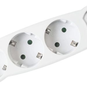 ADAPTADOR DE 3 TOMAS ONLEX CON INTERRUPTOR DE 10/16A. DE ONLEX 21924.