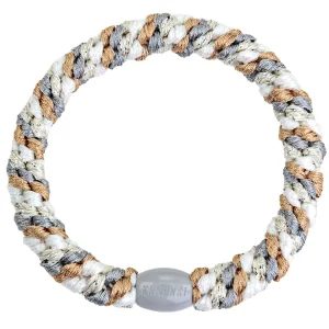 Goma pelo Kknekki mezcla gris beige blanco