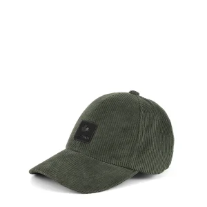 Gorra Visera Baloncesto en pana verde oliva Canadian
