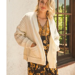 Cardigan punto Macadamia Jaase