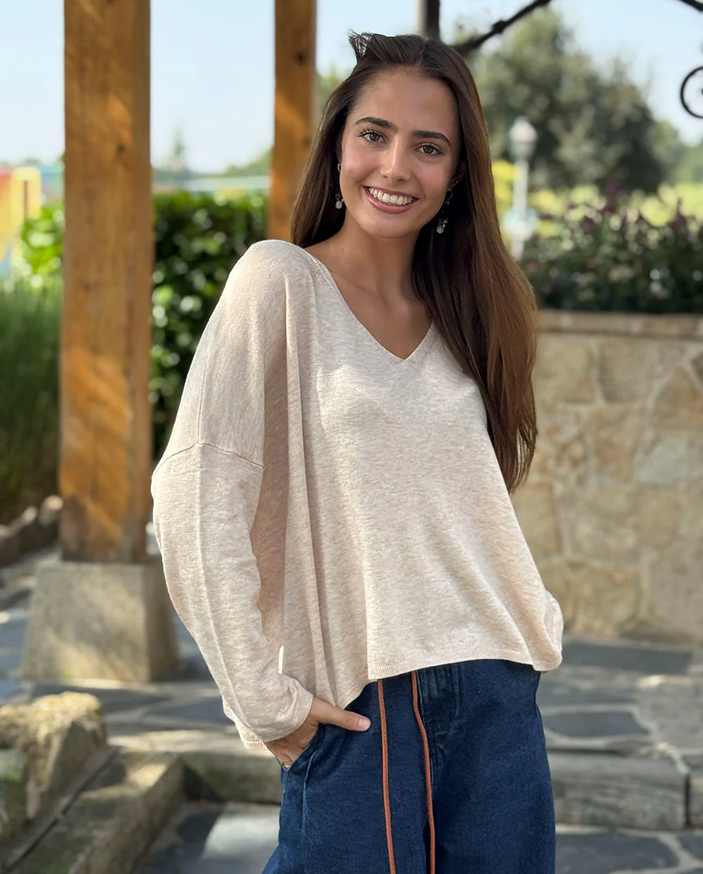 Jersey Leila beige Orfeo París