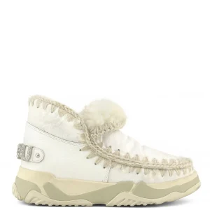 MOU Eskimo trainer rhinestones logo blanco