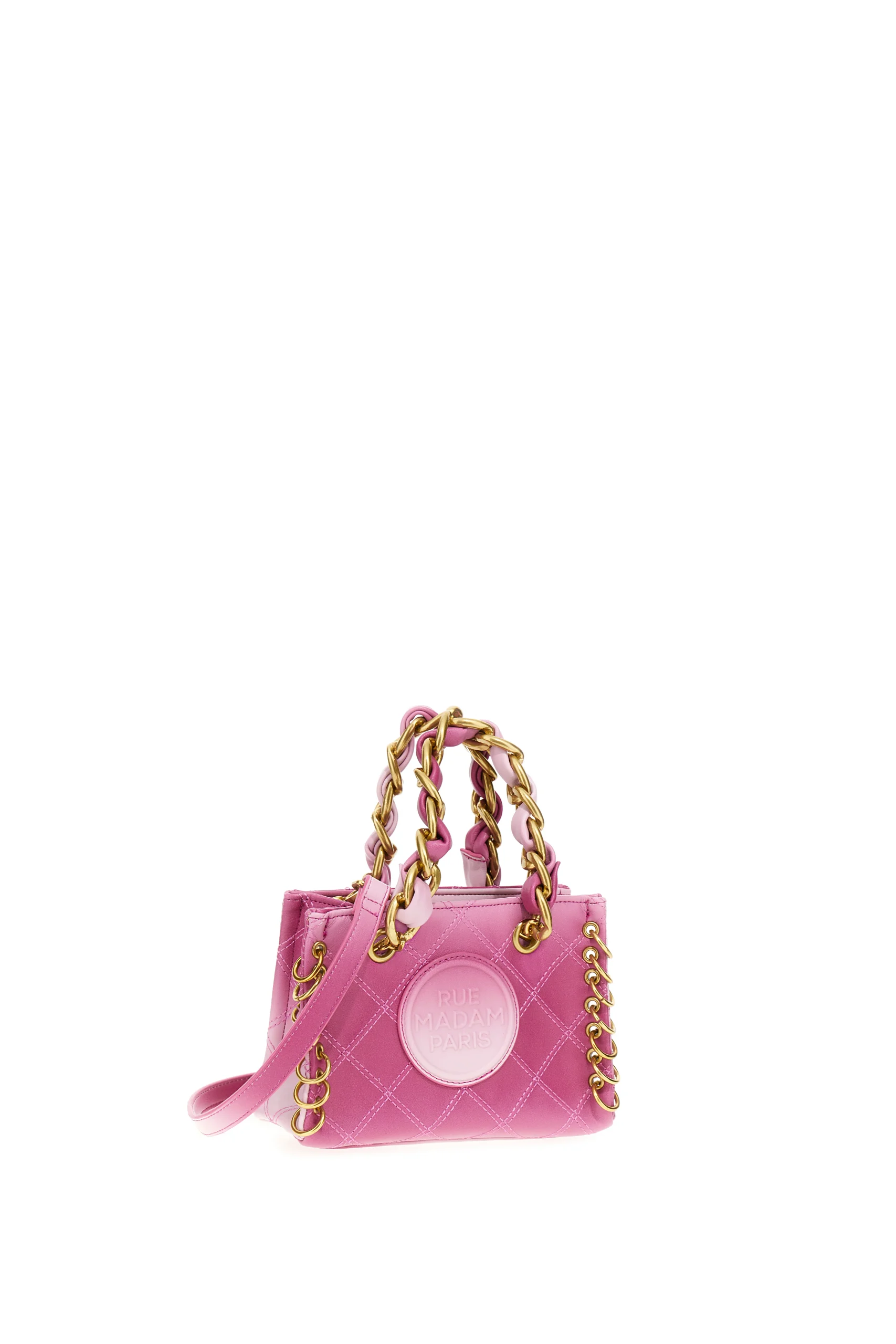 Bolso mini Harlem Tote degradado fucsia Rue Madam Paris - Imagen 4