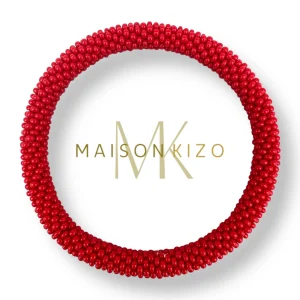 Pulsera nepalí rojo