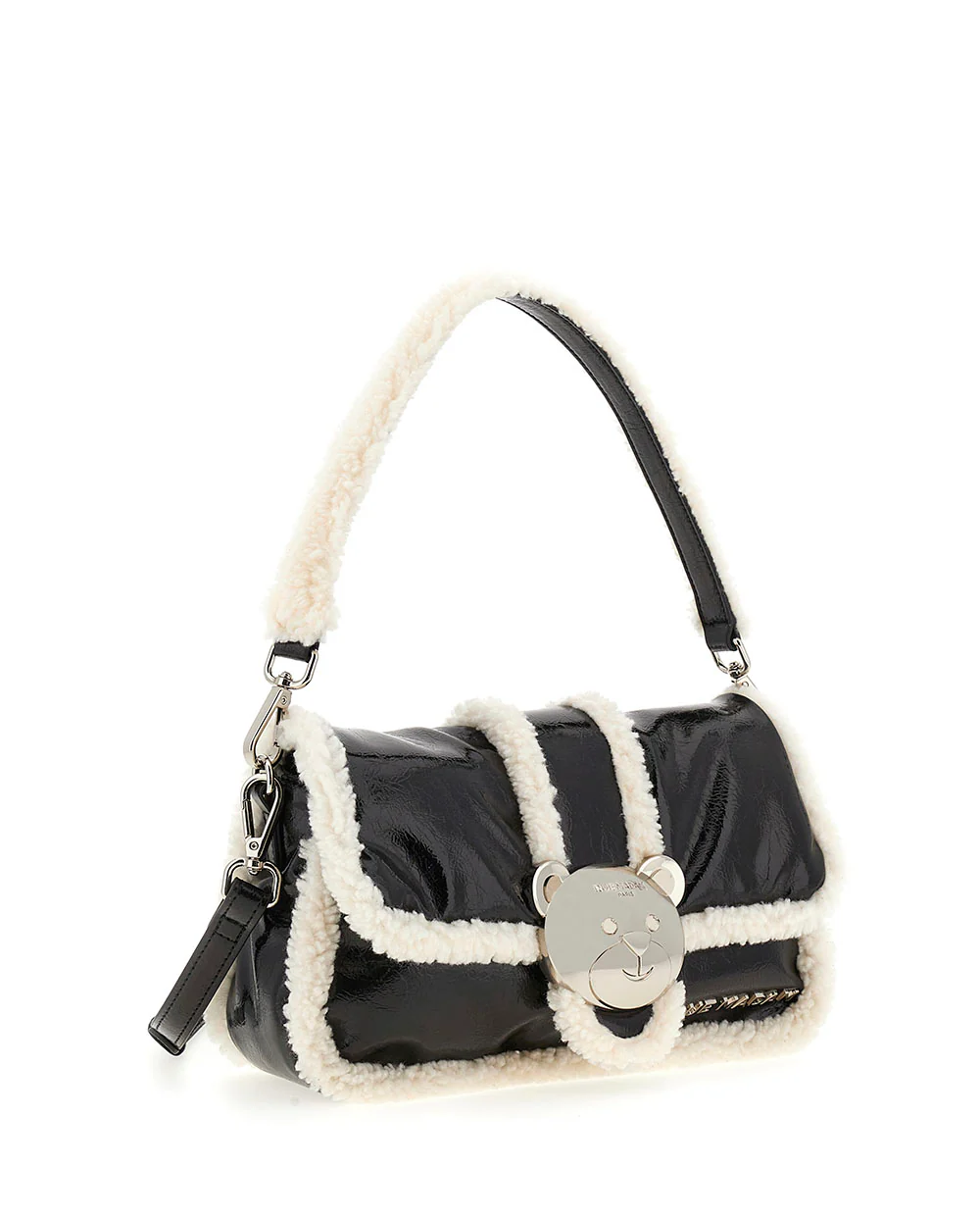 Bolso Teddy It bag negro metalizado Rue Madam Paris - Imagen 6