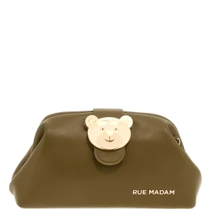 Bolso Pouch Clutch verde oliva Rue Madam Paris