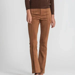 Pantalón flare camel Rüga