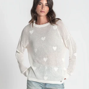 Suéter corazones crudo Rüga