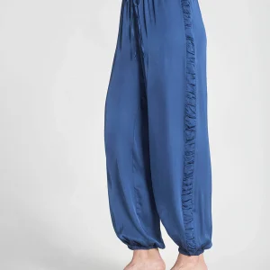Pantalón satén azul  Rüga
