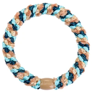 Goma pelo Kknekki mix celeste-beige