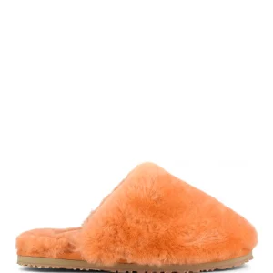 Pantufla Mou Closed toe sheepskin fur slipper melocotón