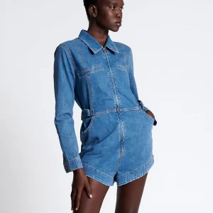 Mono Resort Blue Jumpsuit- One teaspoon-