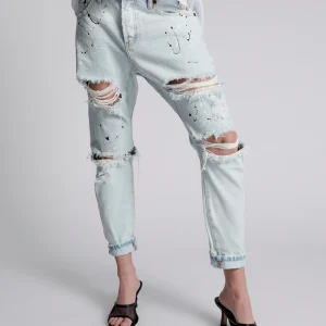 Pantalón vaquero Florence Painted Saints Bofriend -One Teaspoon-