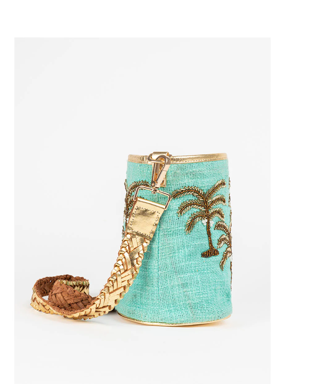 Bolso Saco Palms aqua Piti Cuiti - Imagen 5